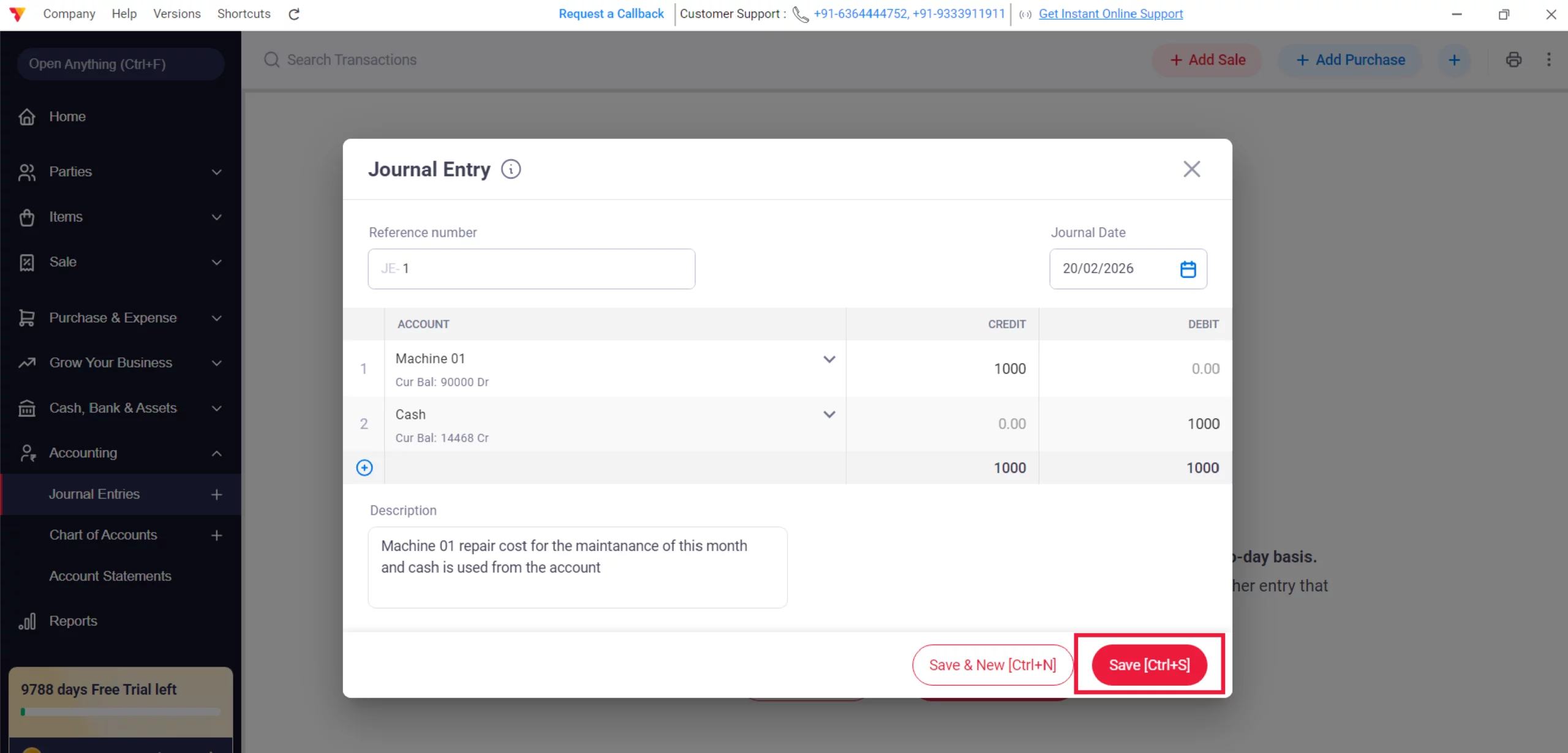 Add Narration & Save