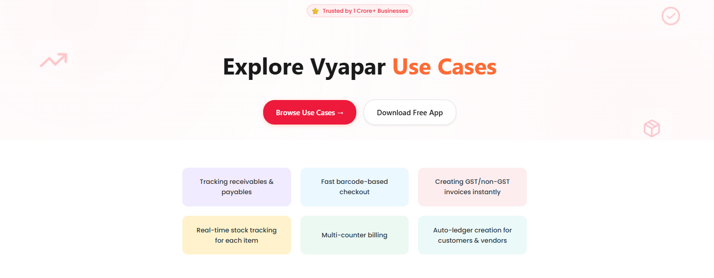 Vyapar Use Cases – Real Business Problem...