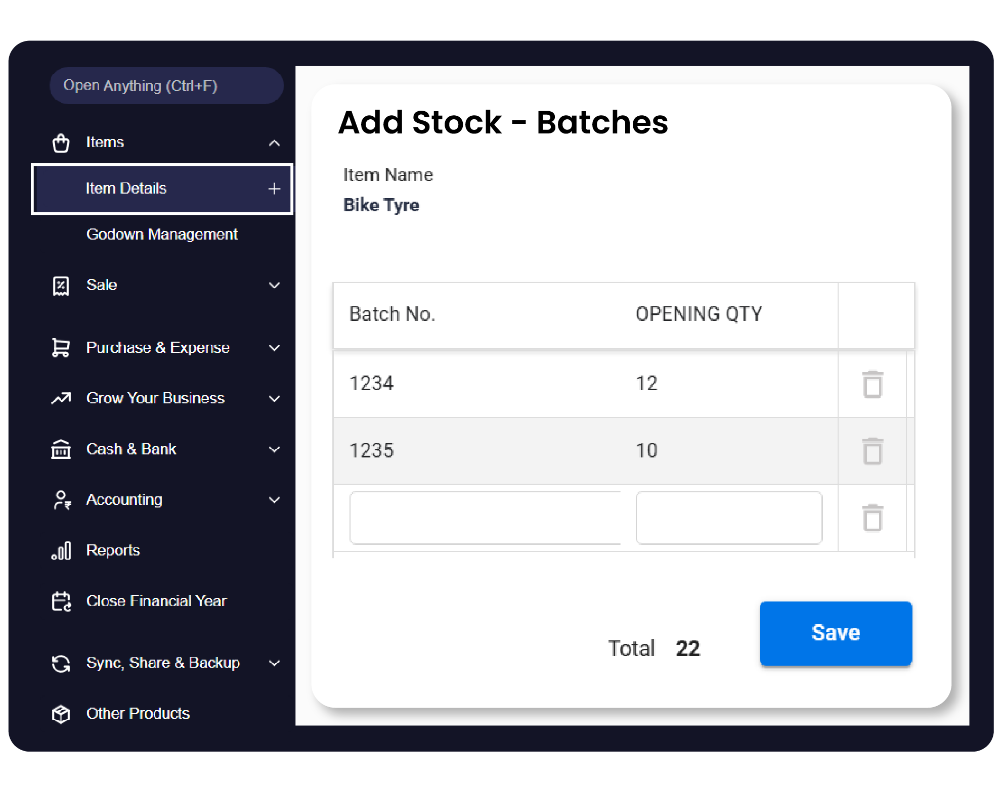 Item Batches for Guide Images