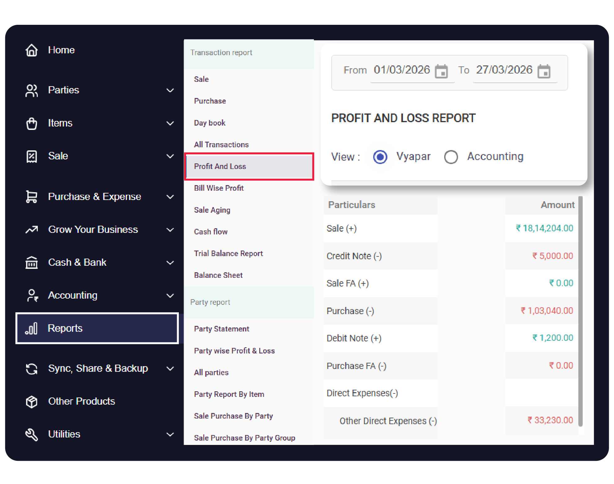 Profit and Loass Report Guide Page Hero Image