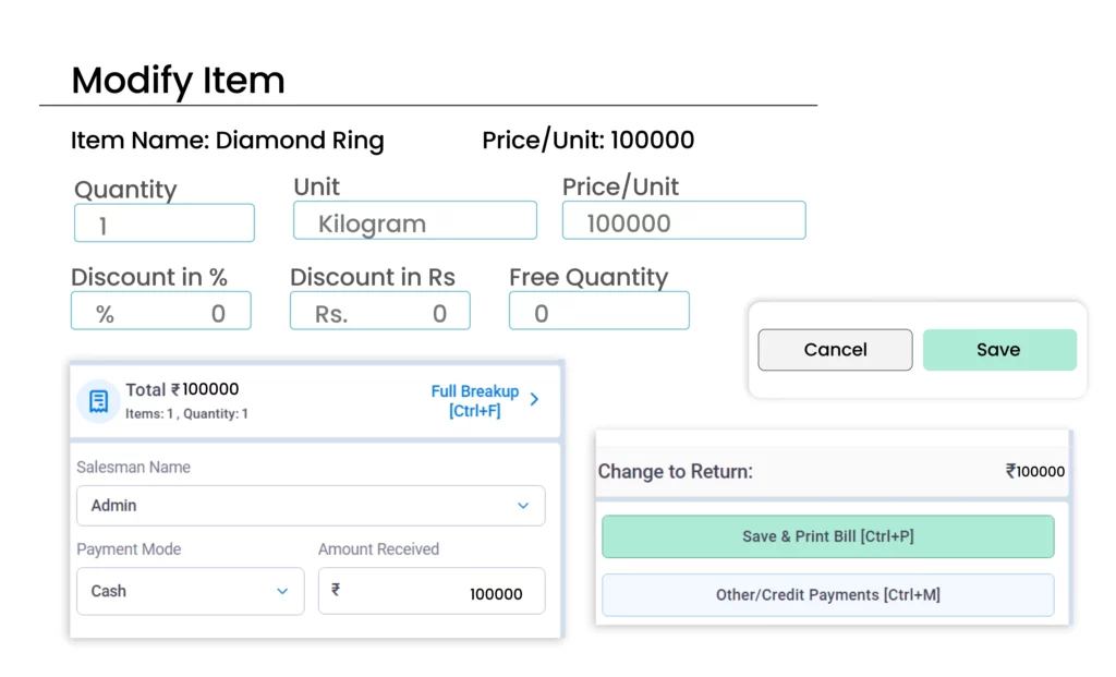Weighing Machine Integration