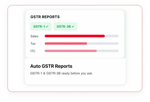 Auto GSTR Reports feature