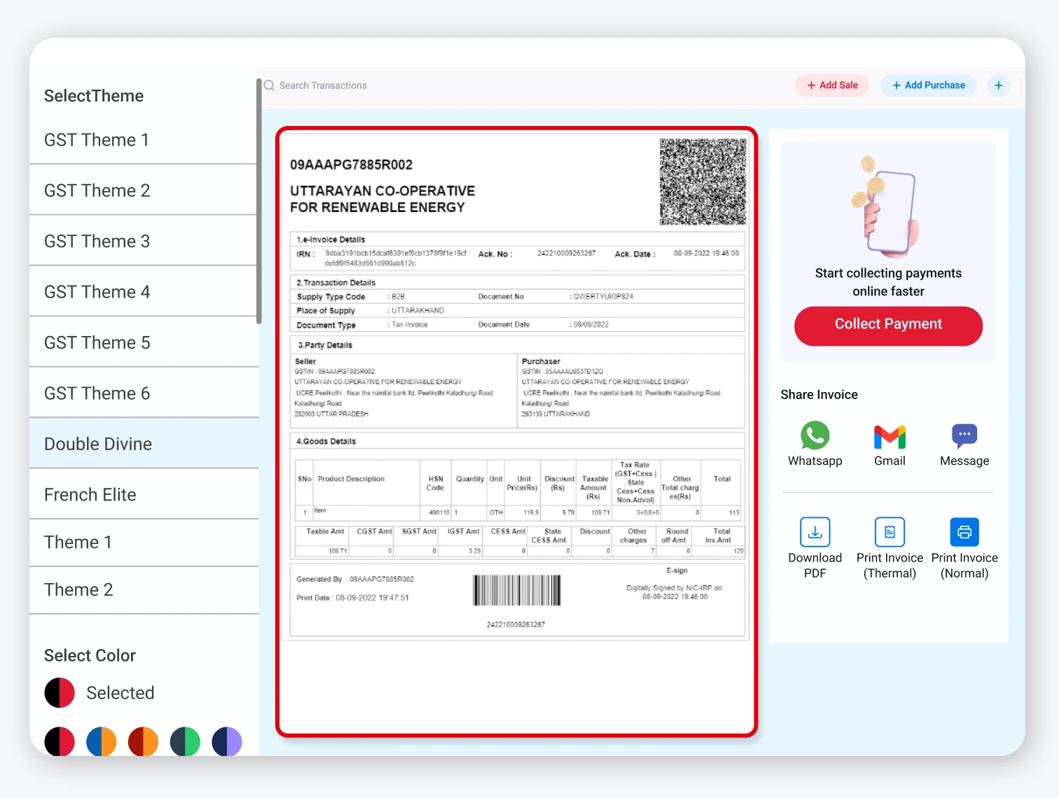 Easy Billing & Professional Invoices