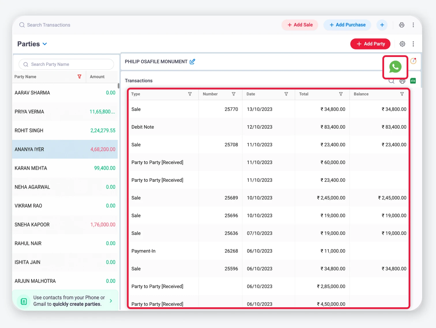 Payment Tracking & Due Reminders