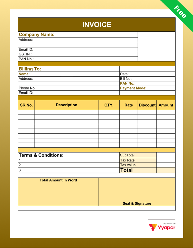 Sample Invoice Format