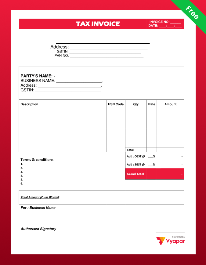 Basic Invoice