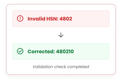 Auto detection of errors