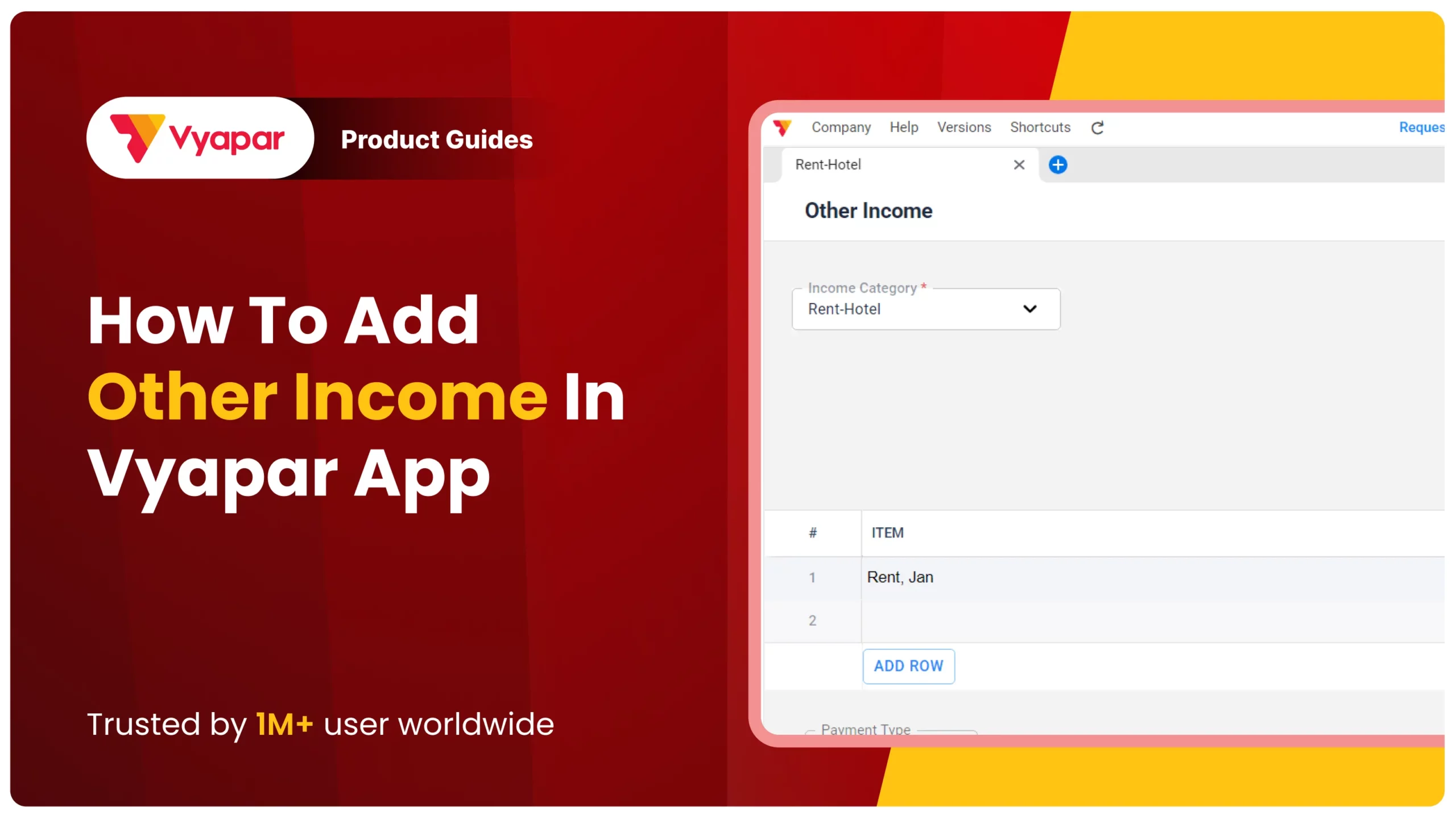 How to Track Other Income in Vyapar App