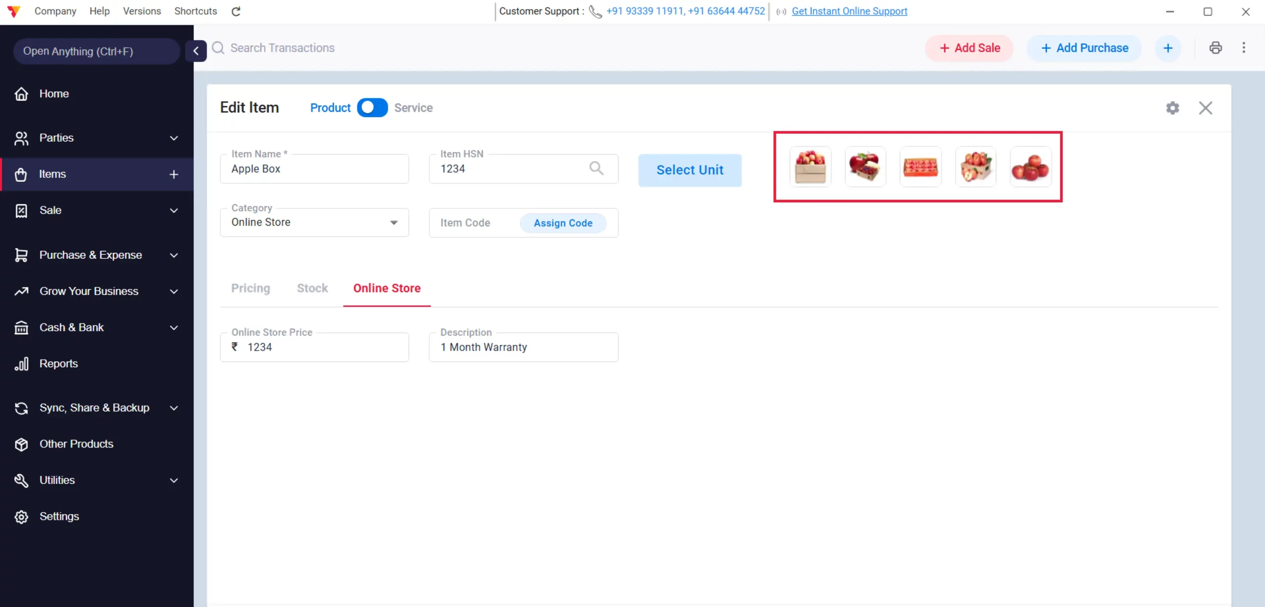 Upload Item Media