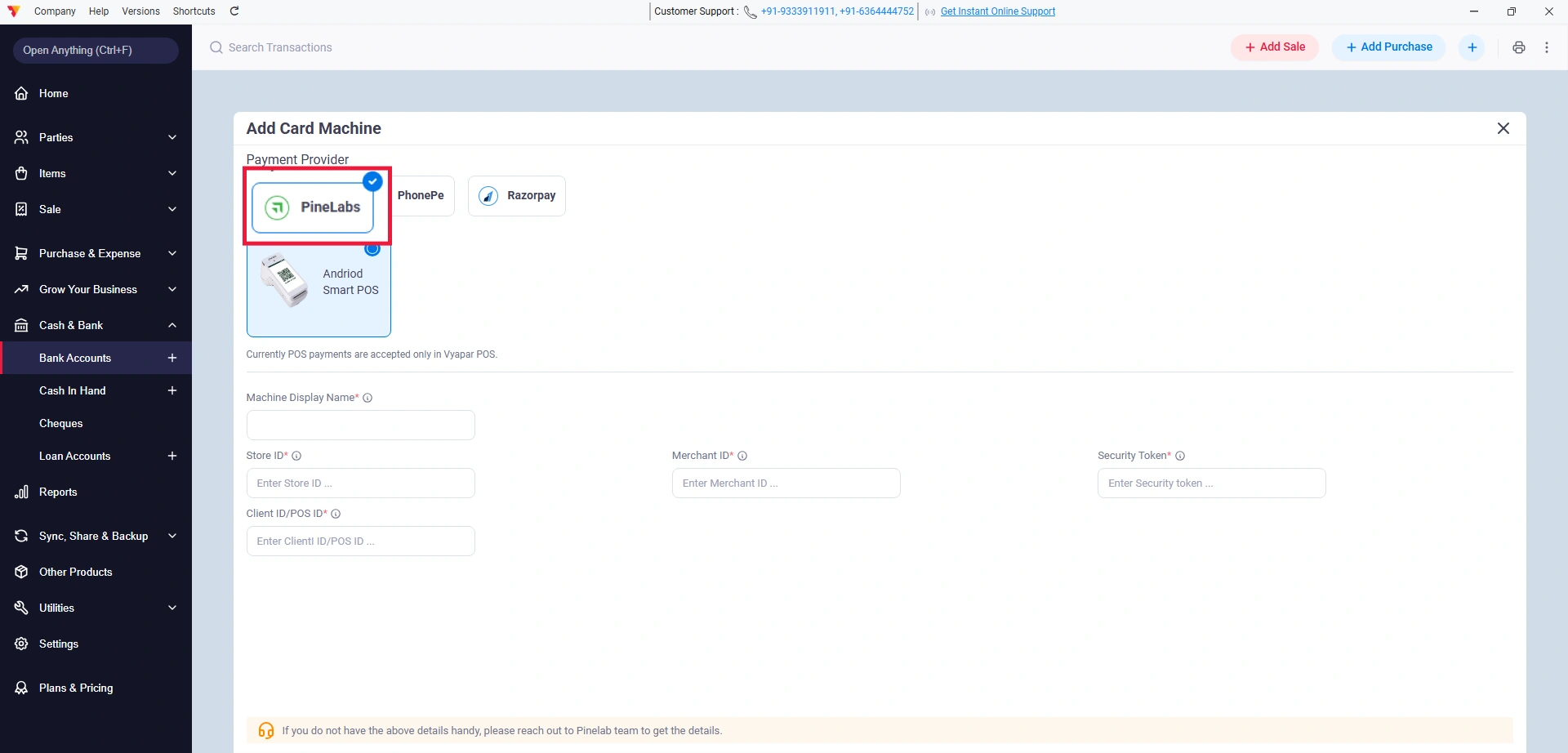 Select Payment Provider