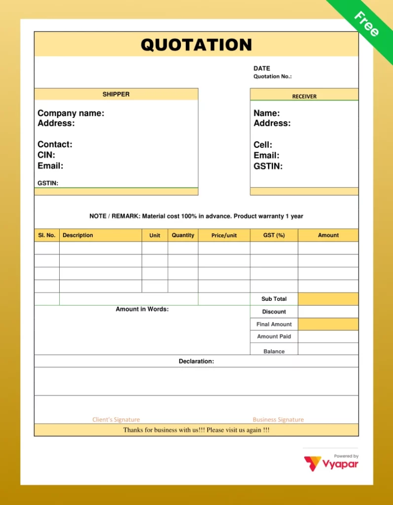 Simple Quotation Format in Word