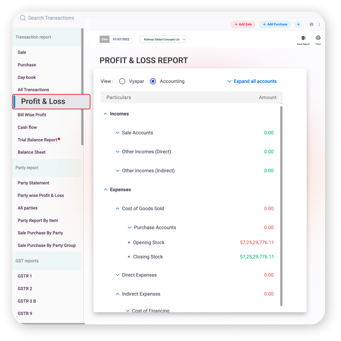 Professional Reports