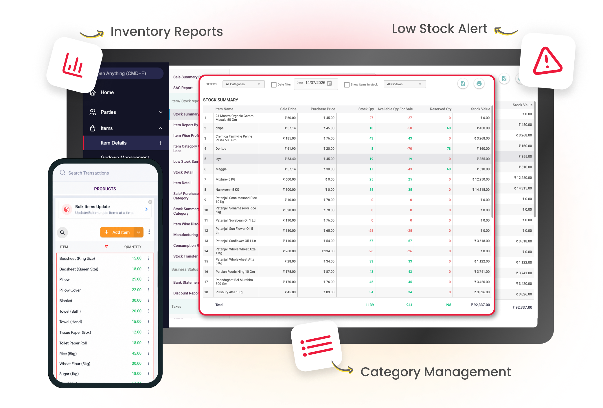 Hotel inventory management software