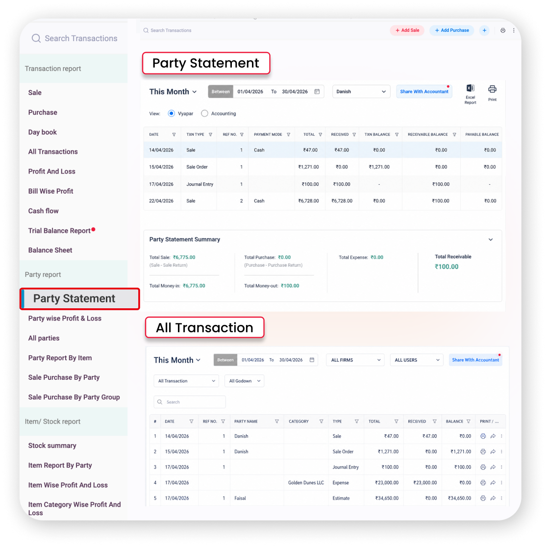smart purchase and vendor management