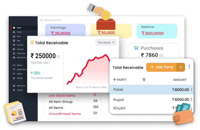 Vyapar Accounting software for not for profit organization
