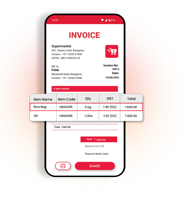 mobile app