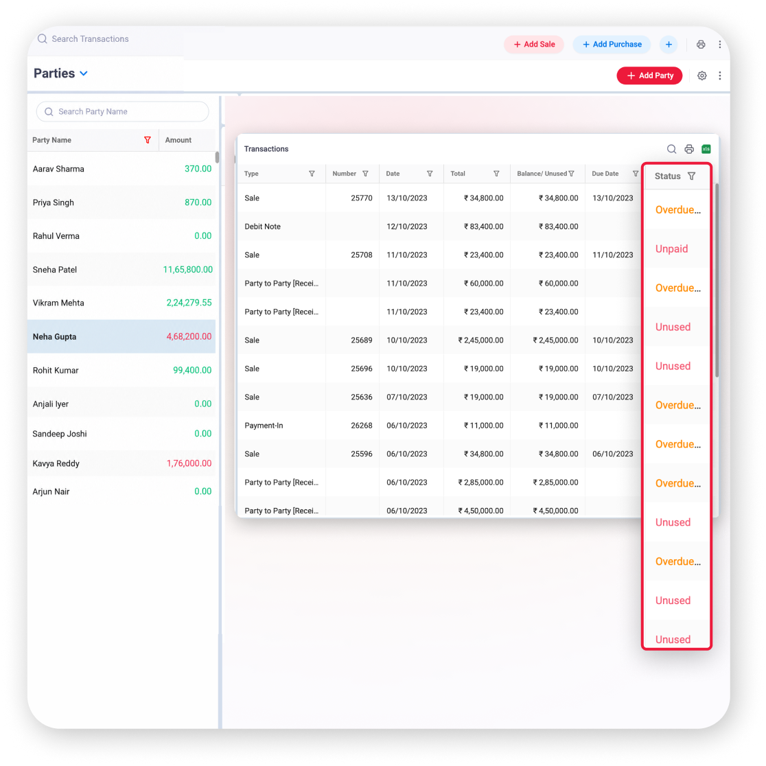 Track Paid, Unpaid & Overdue Invoices