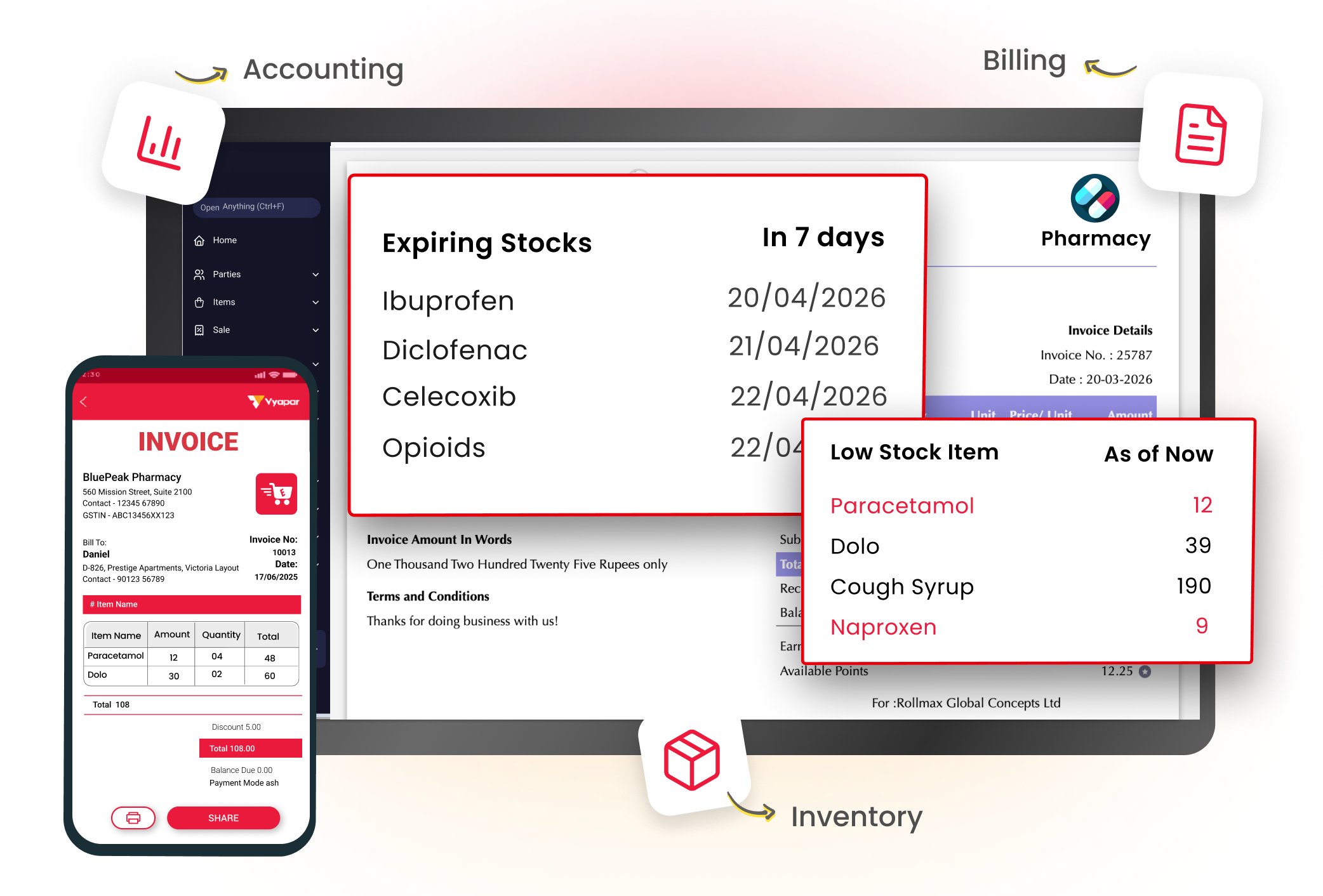 Pharmacy billing Software