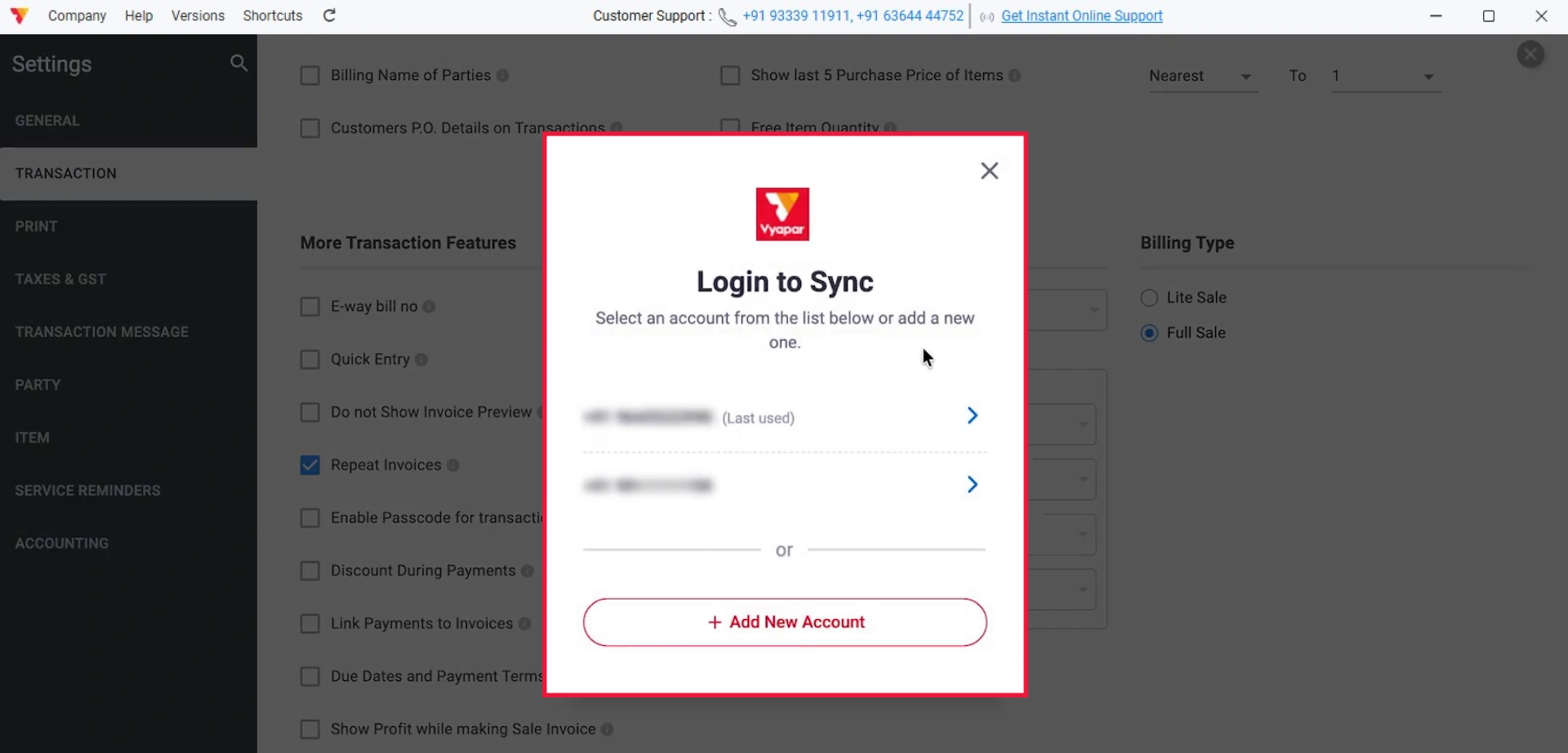 Turn On Sync and Log In