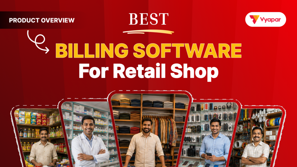 Vyapar Retail Billing Software Demo