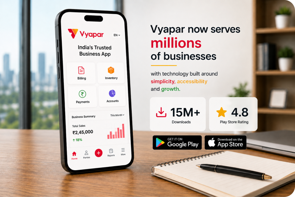 Vyapar today: 15M+ businesses and growing